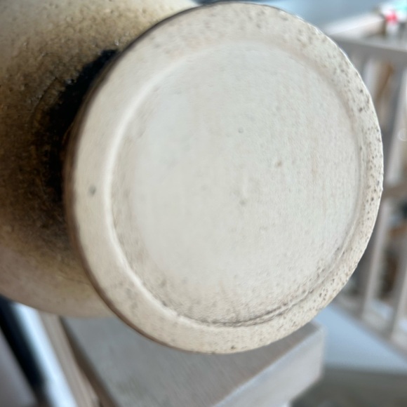 MCM stoneware pottery candleholder/vase/in Pieter Groeneveldt Style/Made Holland - Picture 6 of 7